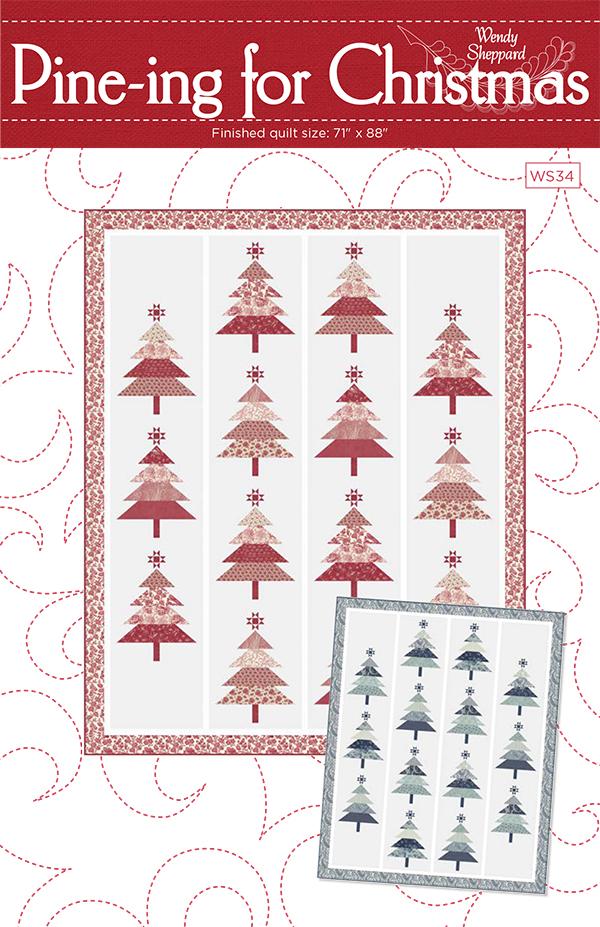 Pine-ing for Christmas - by Wendy Sheppard - 71 x 88 - Christmas trees