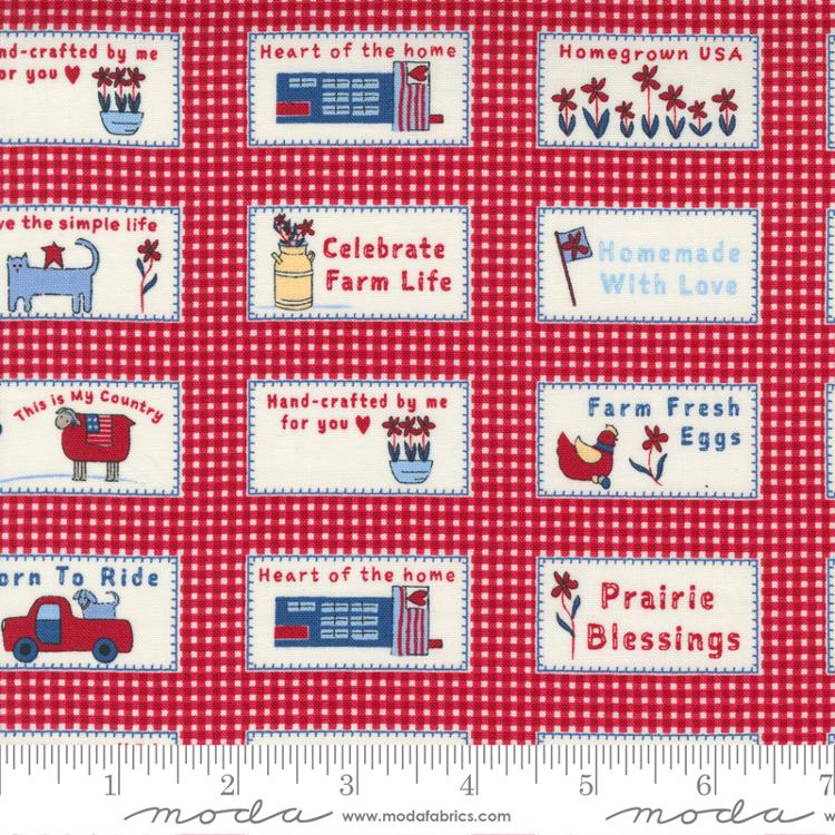 Prairie Days - Prairie Tags - Red - small tags with sayings