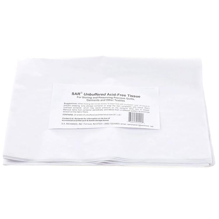 Unbuffered Acid Free Tissue - Storing/Preserving Quilts Garments Etc.