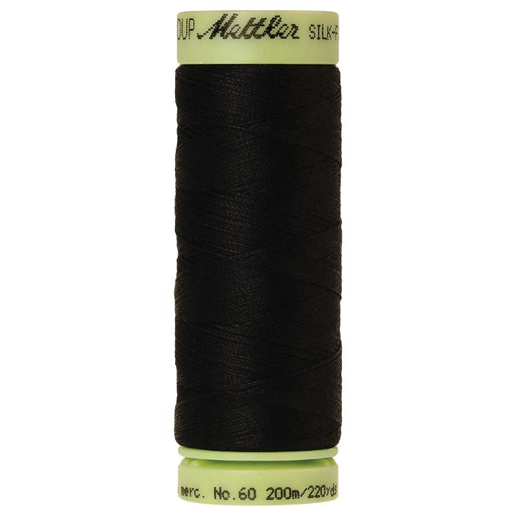 Mettler Silk-Finish Cotton Embroidery Thread-60wt.-220yds.-9240-4000 Bl