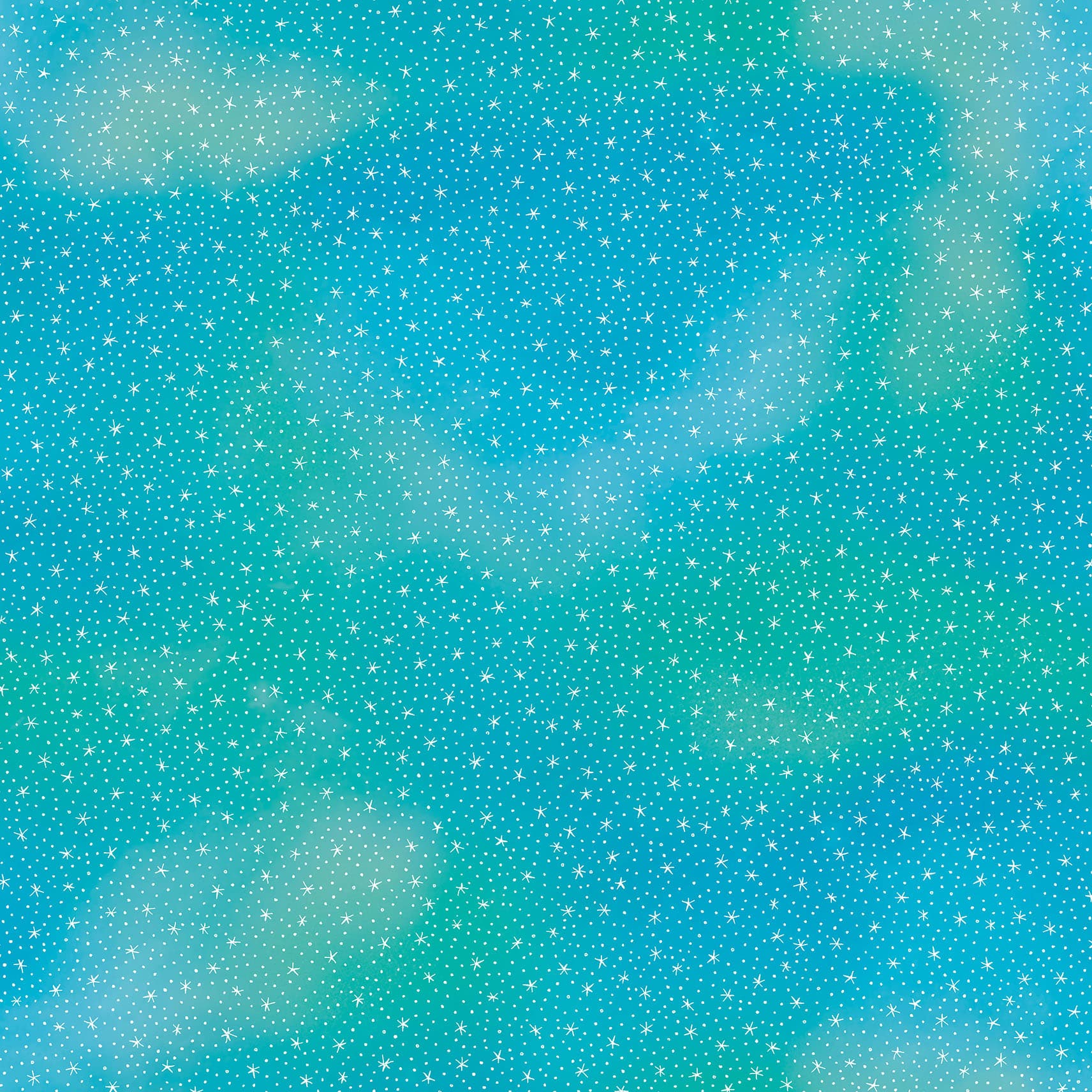 Desert Dreams - Starry Night - Coral - white stars on coral & pink