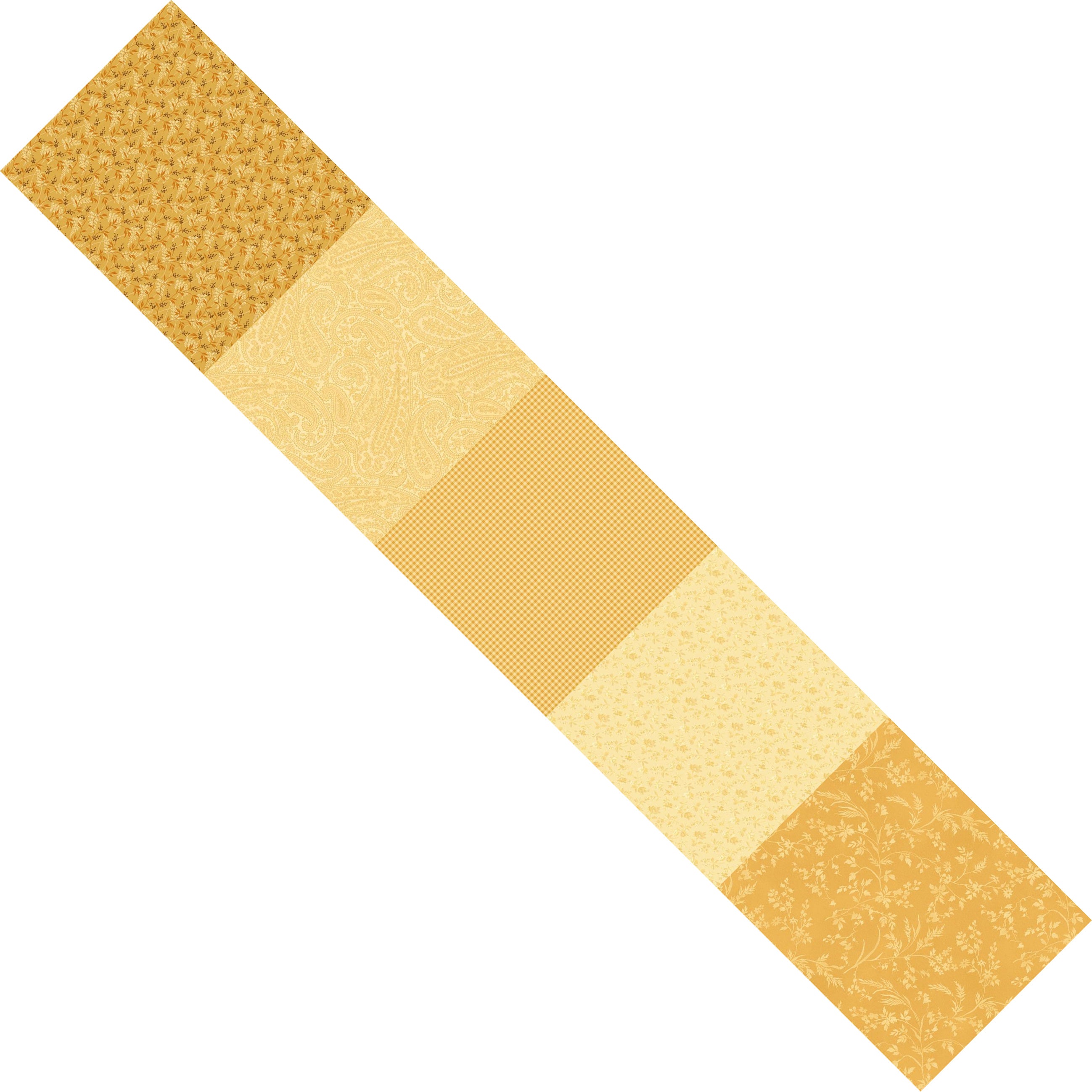 Kathleen's Story - Strip-It 5- Yellow - 5 lengthwise yellow prints