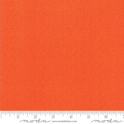 Thatched - Tangerine - Dark Orange Cross-hatch
