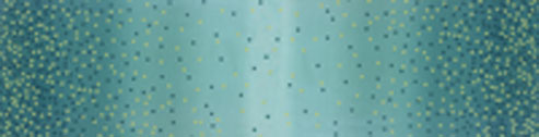 Ombre Confetti Metallic - Metallic Dots - Lagoon - by V and Co.
