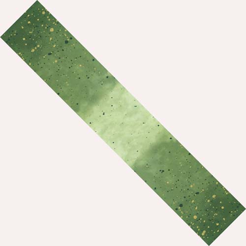 Ombre Galaxy - Metallic - Evergreen - gradient green with gold and dark spots
