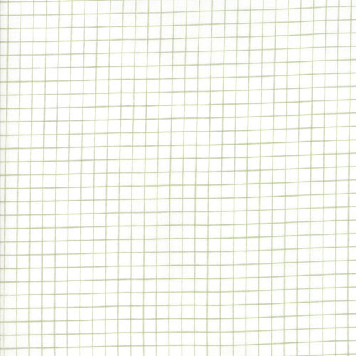 Flourish - Modern Cross Hatch -Celadon Green on White by Natalia Kathleen of Pi