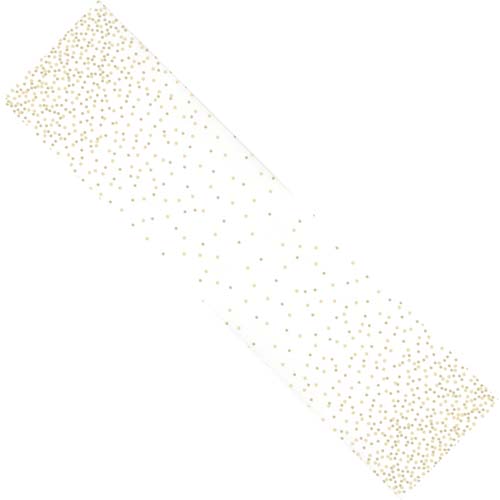 108" Wide Back Ombre Confetti - Off White -  cream with ombre dots