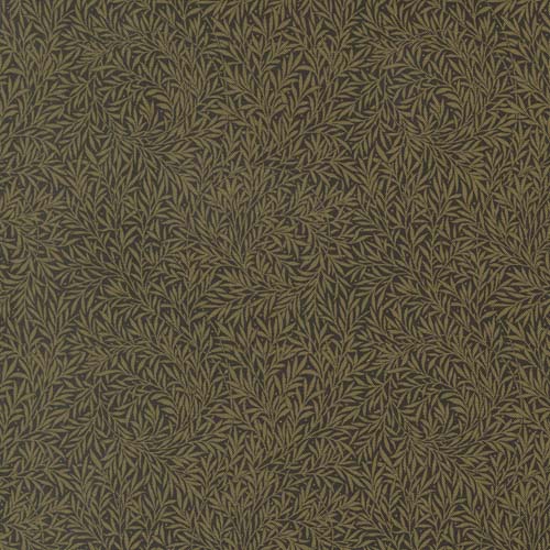 Morris Muse - Willows Blender- Ebony - Green leafy blender on black