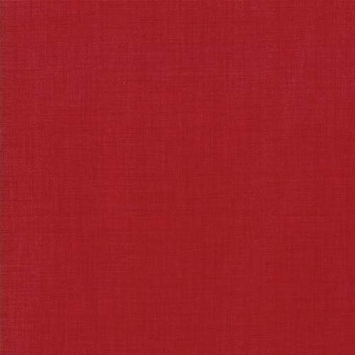 French General Solids -Garance - Red linen texture by French General