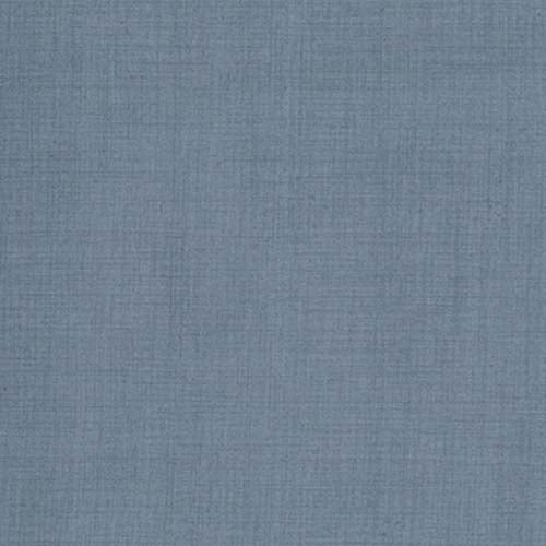 French General Solids - Woad Blue - medium blue linen texture