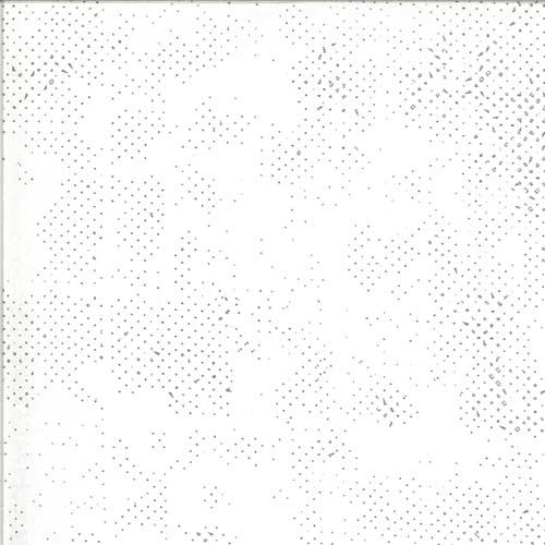 Spotted - Quotation - Cream -gray/ white spotted mesh on cream by Zen Chic