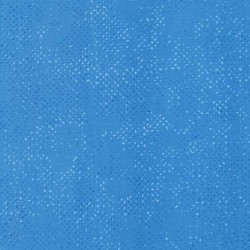 Spotted - Cornflower - light blue/dark blue spotted mesh on bright blue (Lulu)