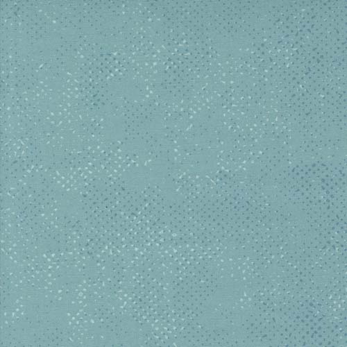 Spotted - Olive You - Dusty Teal - dusty light teal spotted mesh