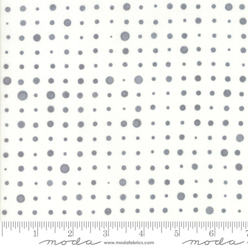 Modern Background More Paper - Dotties - Graphite on White by Zen Chic