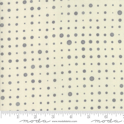 Modern Background More Paper - Dotties - Graphite on Eggshell by Zen Chic