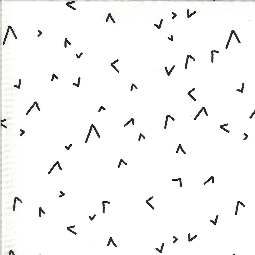 Quotation - Arrowhead -  Cream - scattered "v's" on cream by Zen Chic