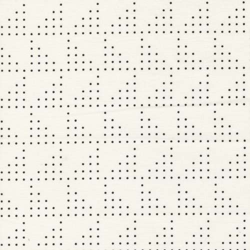 Lazy Afternoon - Sketching Black dots in Triangles on Vanilla White