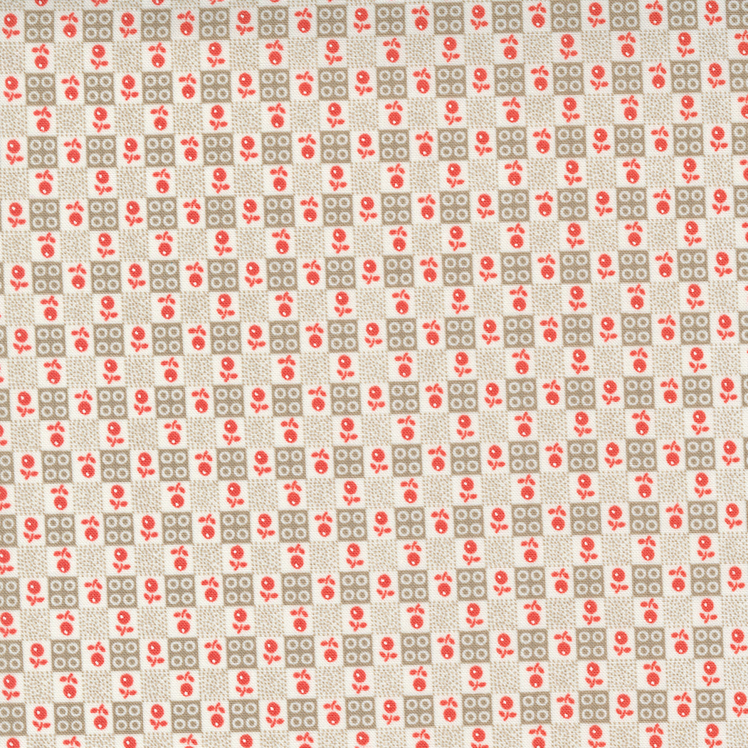 Strawberries Rhubarb - Hopscotch -Slate