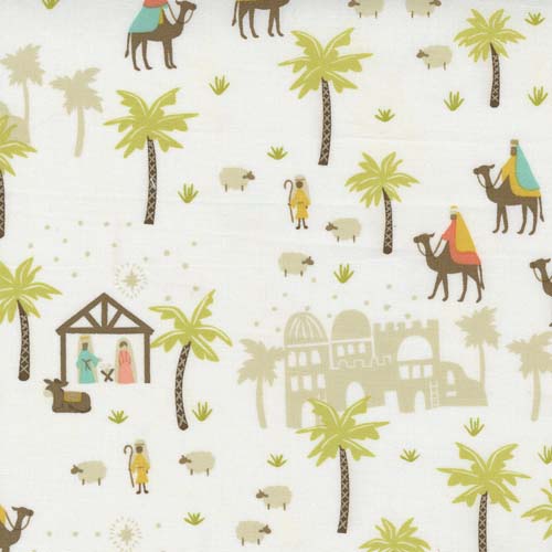 Joyful Joyful - Oh Little Town Nativity - Cream - Nativity on cream