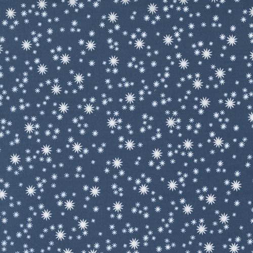 Joyful Joyful - North star - Midnight blue - white stars on dark blue