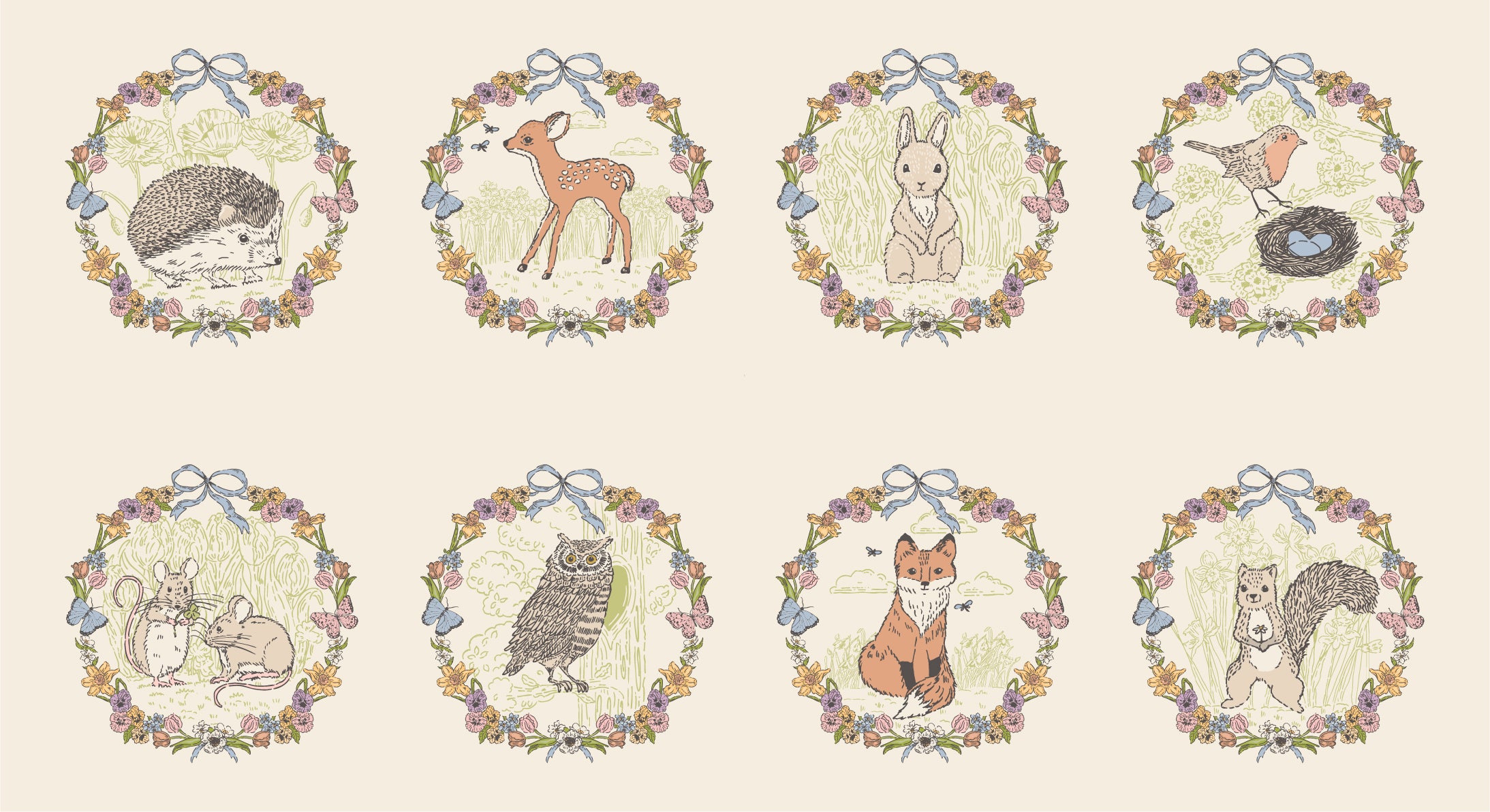 My Secret Garden - Animal PANEL - Cloud