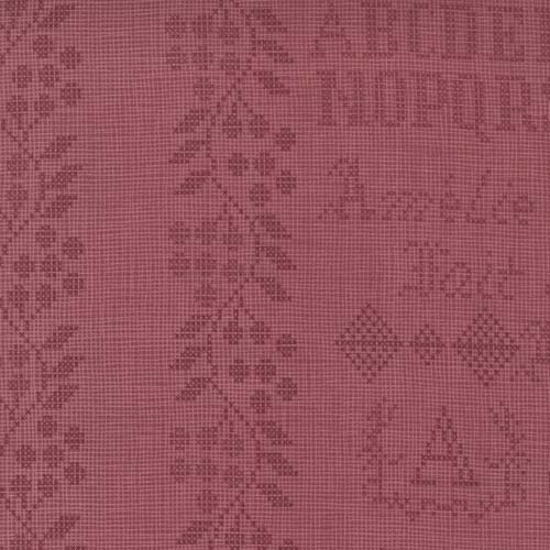 Threads That Bind - Garden party sampler - Rose - Tone on tone samplers