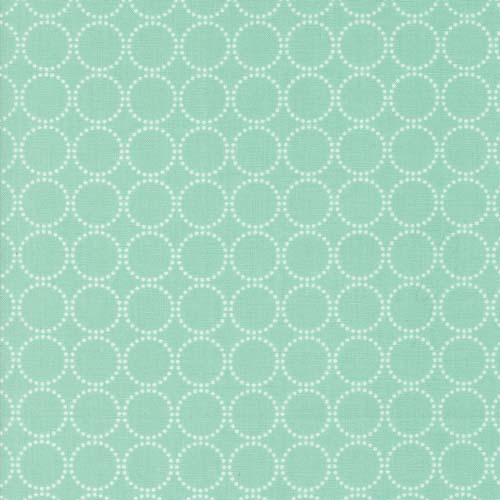 Coriander Colors - Rings - Aqua - White rings on aqua