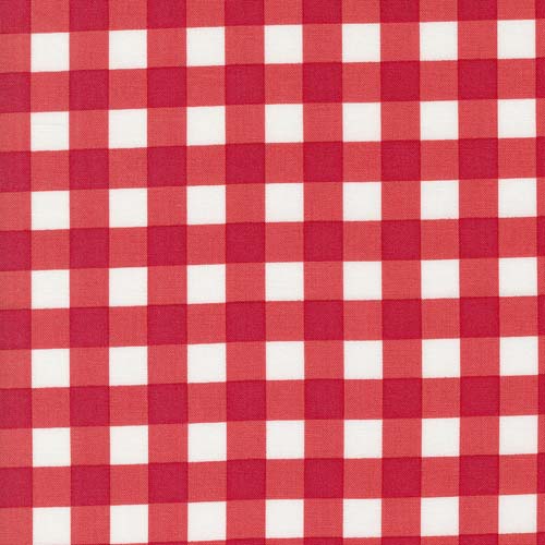 Coriander Colors - Checks - Red - 1/2 inch red gingham check