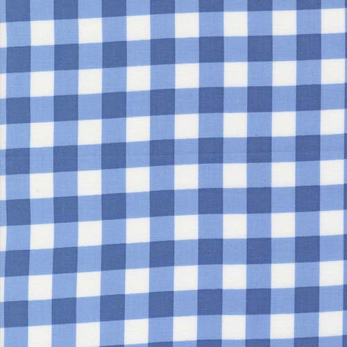 Coriander Colors - Checks - Blue - 1/2 inch blue check