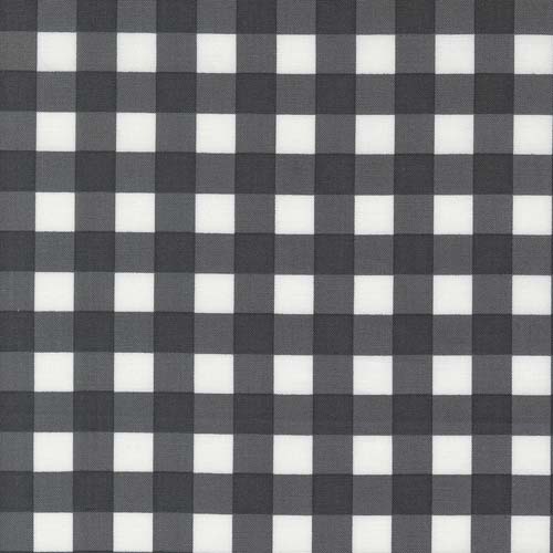Coriander Colors - Checks - Black - 1/2 inch black check