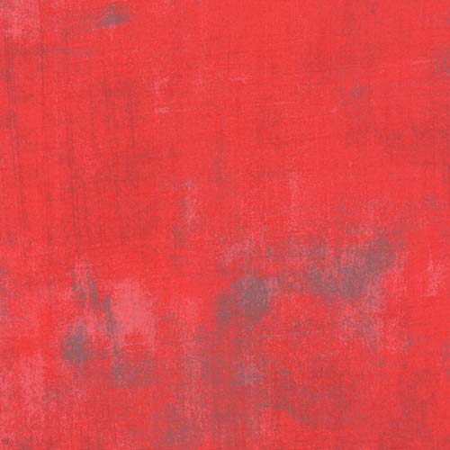 Grunge Basics-Geranium-Red With Patches of Blue by BasicGrey