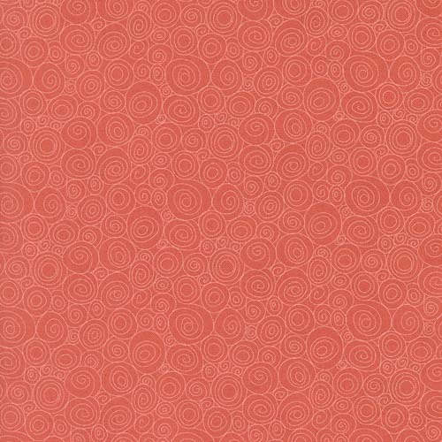 Sunday Brunch - Grits - Bloody Mary - dark coral tone on tone circles