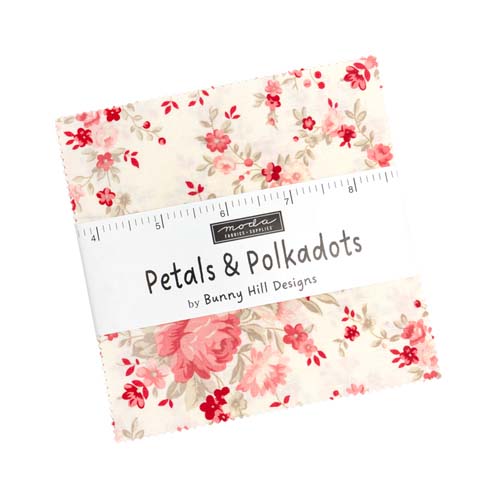 Petals and Polka Dots Charm - 5 x 5 squares
