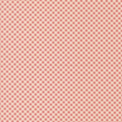 Petals and Polka Dots - Gingham Checks - Blush