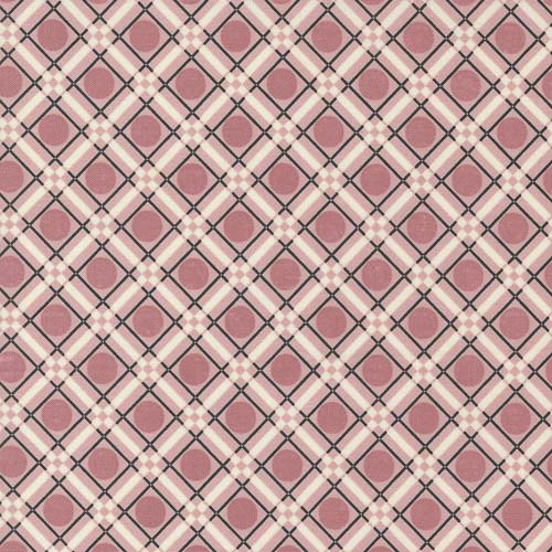 Owl O Ween - Party Plaid - Spell - Mauve bias plaid w/ dots