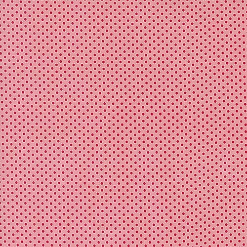 Kitty Christmas - Polka Dots -Cheeky Pink - red dots on pink