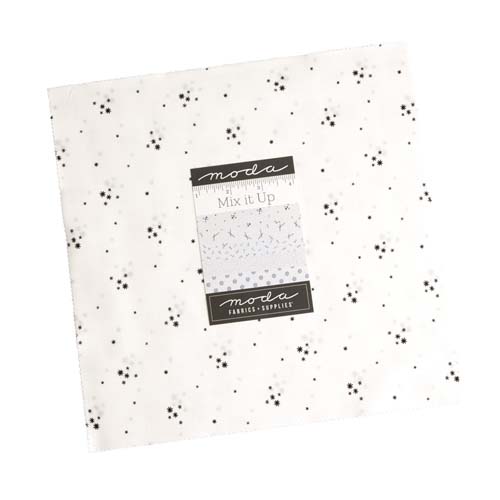 Mix It Up - Layer Cake -  42 10" squares  - low volume whites