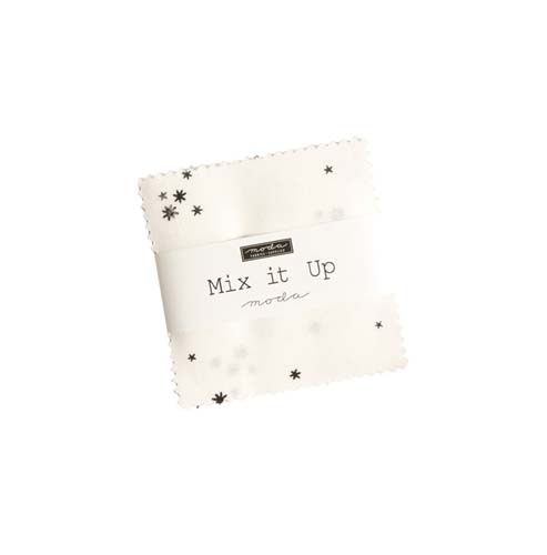 Mix it Up - mini charm -42 2.5 inch squares - low volume whites