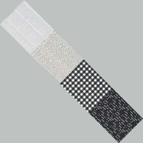 50 Years of Moda - Four in One- Black/White - four black & white prints