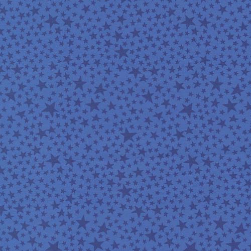 Play Ball - Super Stars - Blue Jay - dark blue stars on blue