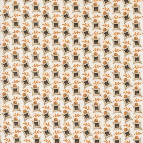 Agatha Road - Harlequin - Ghost/Multi - tan/black diamonds on cream