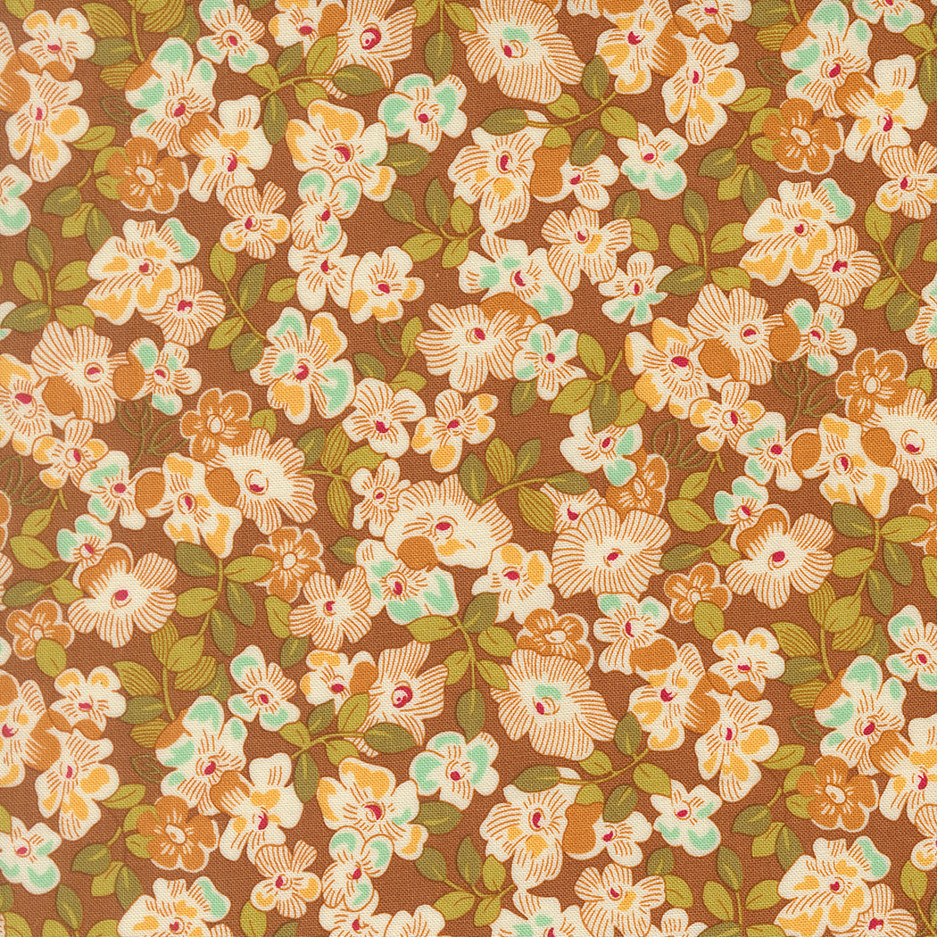 Butternut and Sage - Fields of Flowers - Cinnamon