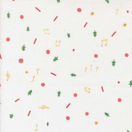Tiny Christmas - Christmas Cookies - Snow- colored sprinkles on white