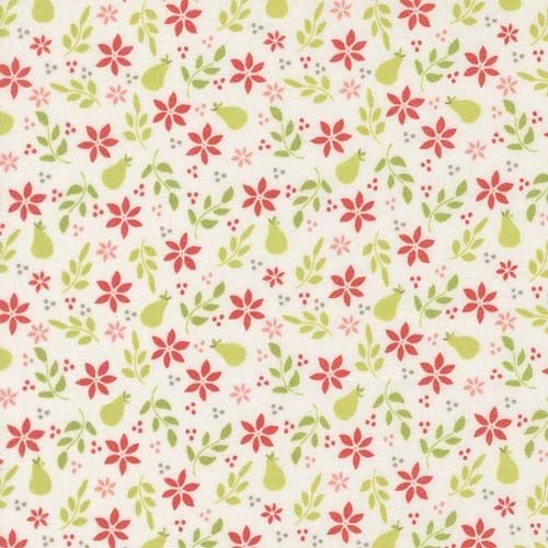 Poinsettia and Pear - Pear Florals - Cloud