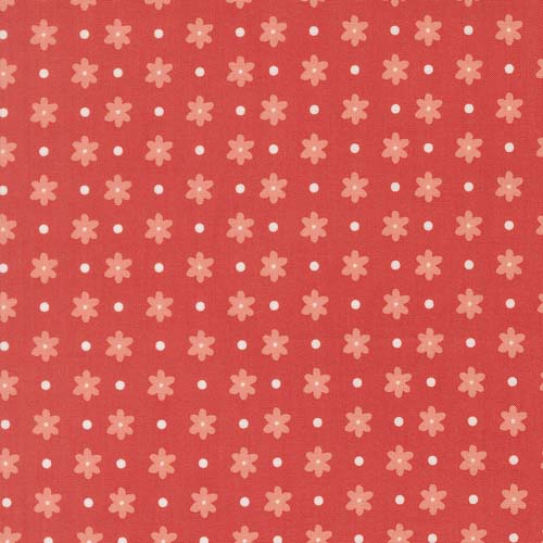 Poinsettia and Pear - Daisy Dot - Geranium