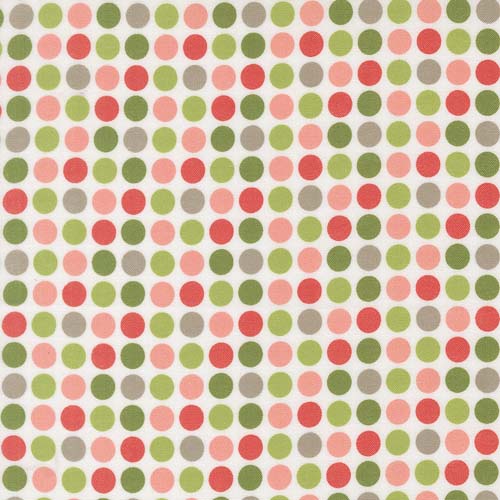 Poinsettia and Pear - Dots - Cloud