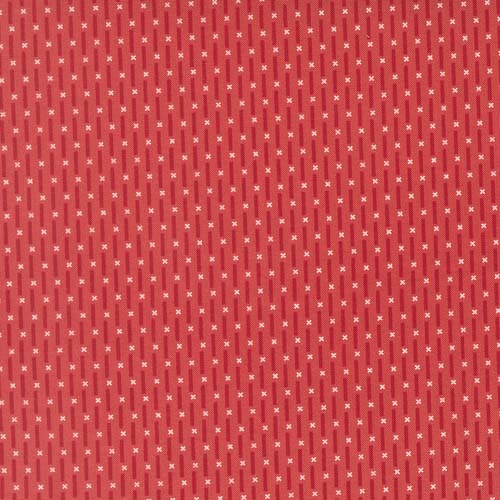 Poinsettia and Pear - Candy Stripe - Geranium