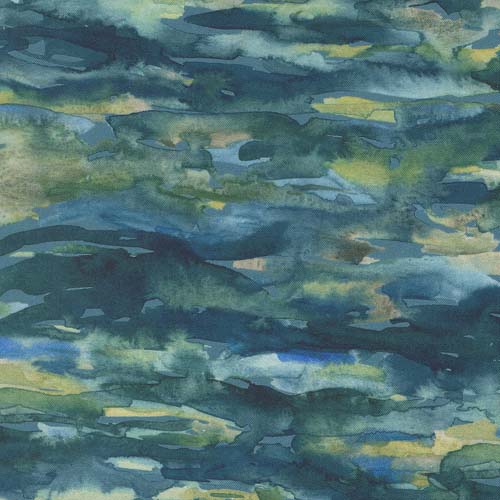 Desert Oasis - Reflections onthe Water - Spruce - teal waters by Create Joy