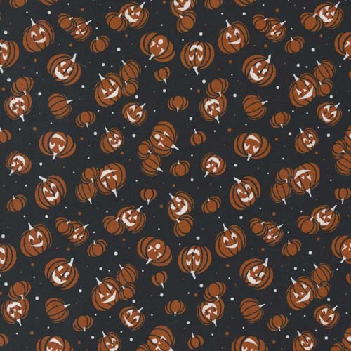 Spellbound - Bootiful Grins - Cauldron - jack o lanterns on black