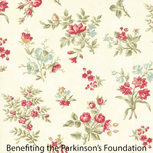 Collections Etchings -Grateful Garden - Parchment -tossed floral on cream